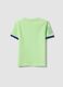 Green pure organic cotton kids&rsquo; T-shirt with print_1