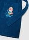 Baby Blue Pure Cotton Bathrobe with Superhero Motif_2