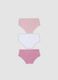 Girls&rsquo; 3-pack multicolour organic stretch cotton briefs_1