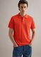 Orange Supima cotton polo shirt, regular fit_0