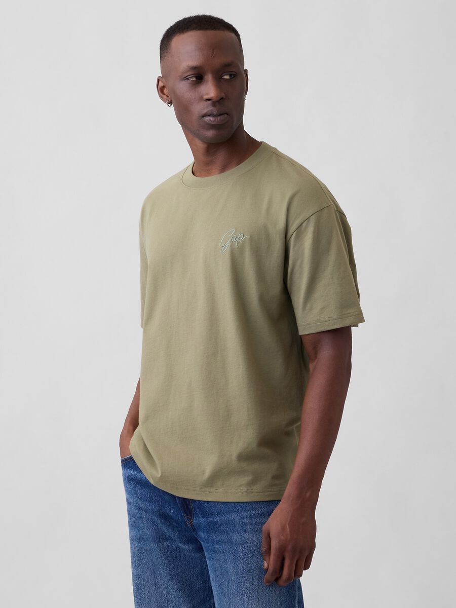 Pure cotton short-sleeve T-shirt_0