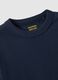 Children's blue crew neck T-shirt in pure cotton regular fit_2