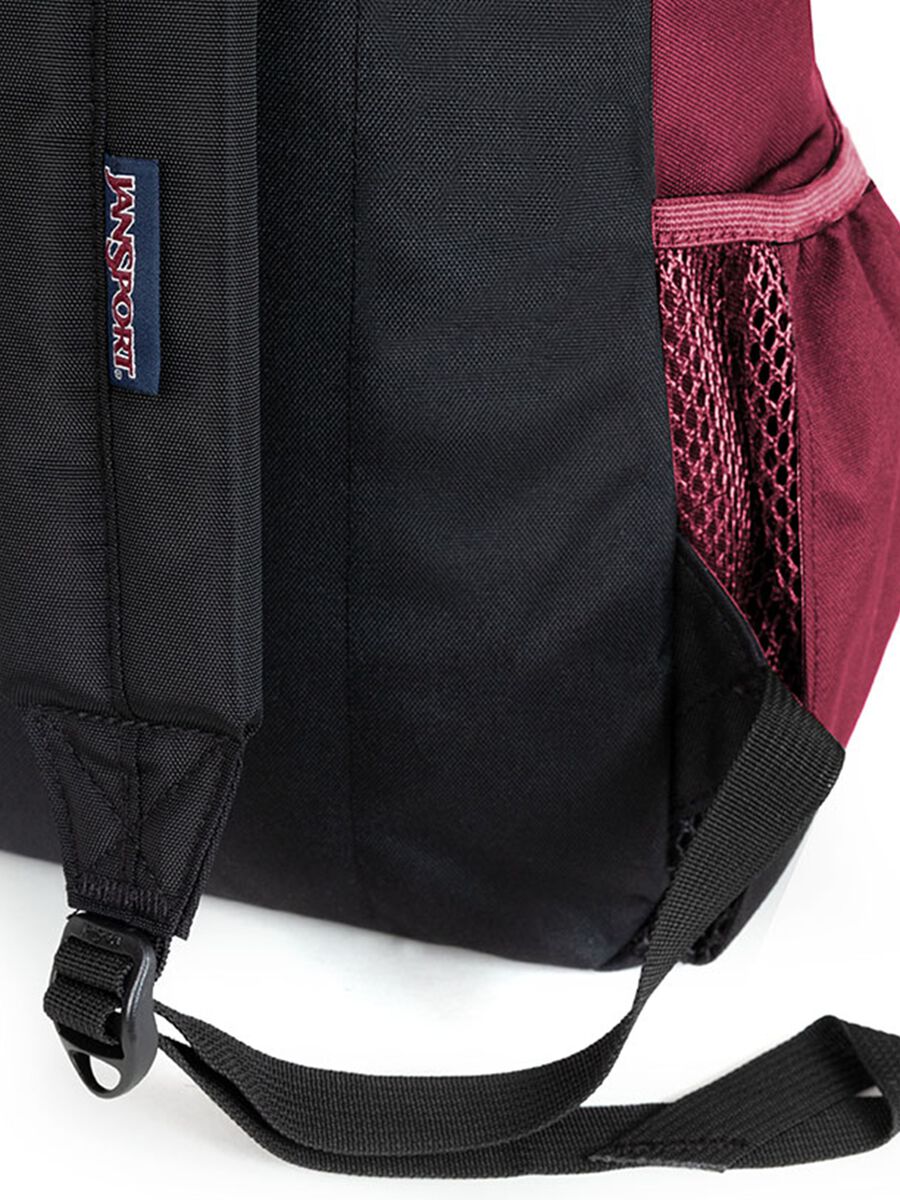 Zaino unisex JANSPORT in colore bordeaux_4