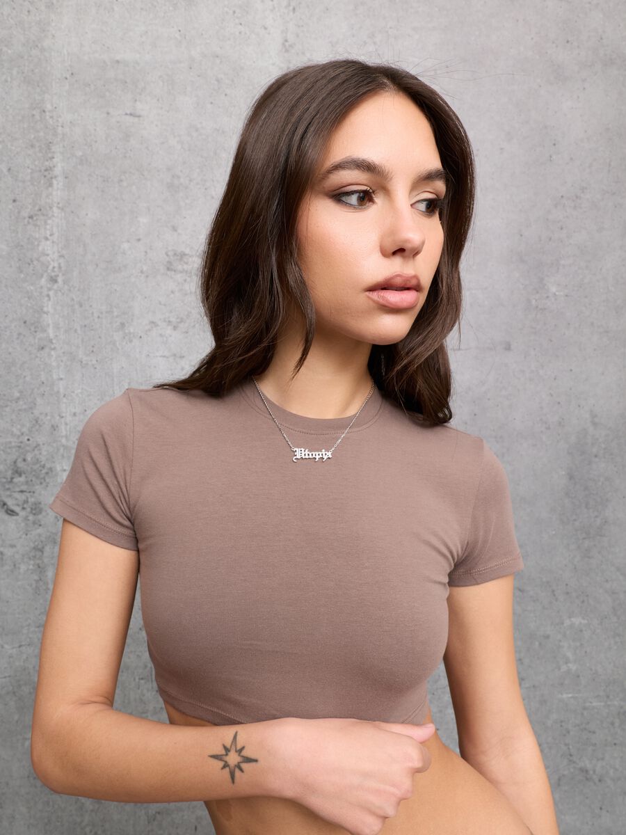 Mocha Crop T-shirt_3