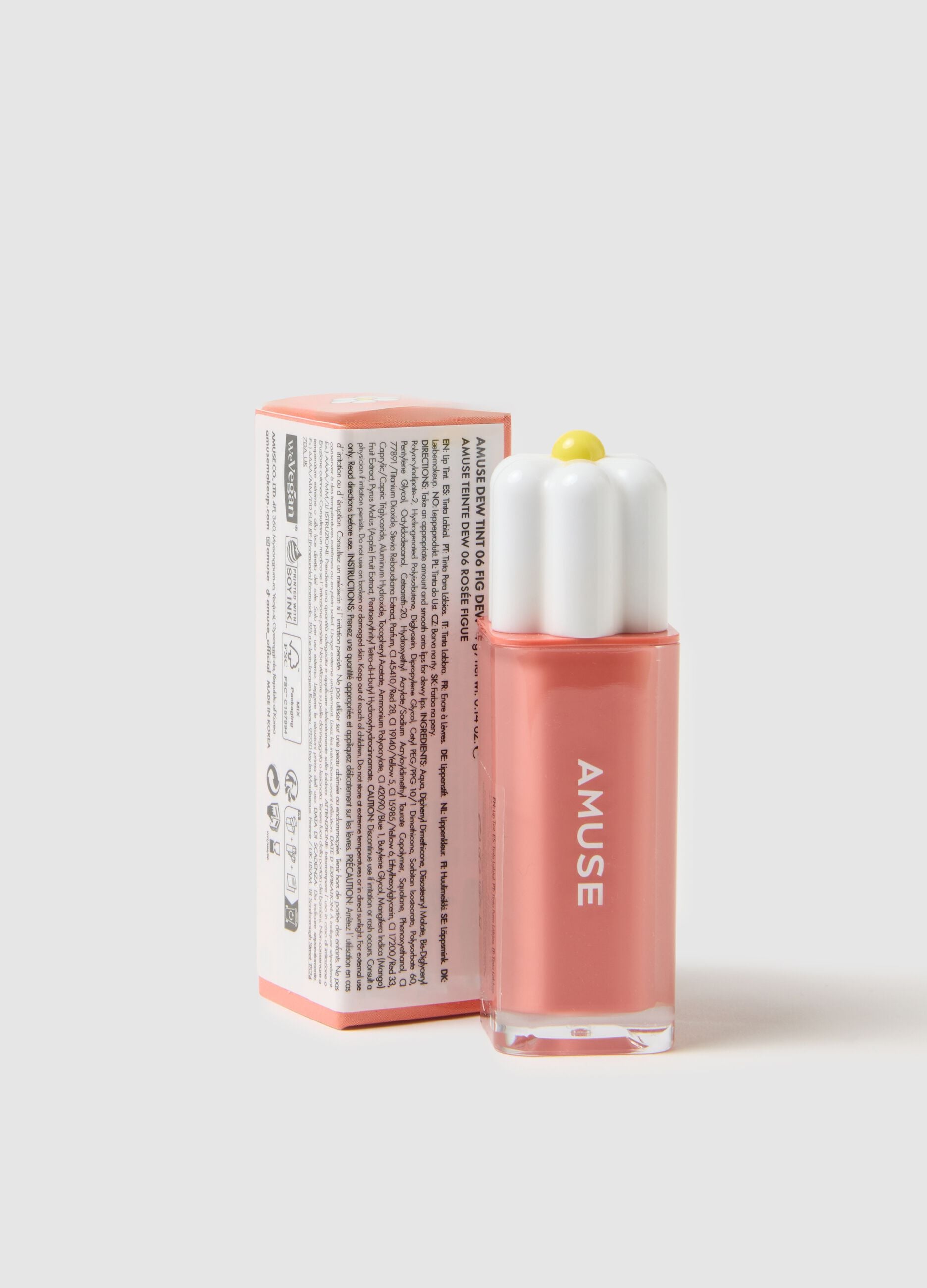 Water-based lip tint that provides great brightness with a light, long-lasting finish