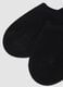 Pack of five black socks in stretch organic cotton_1