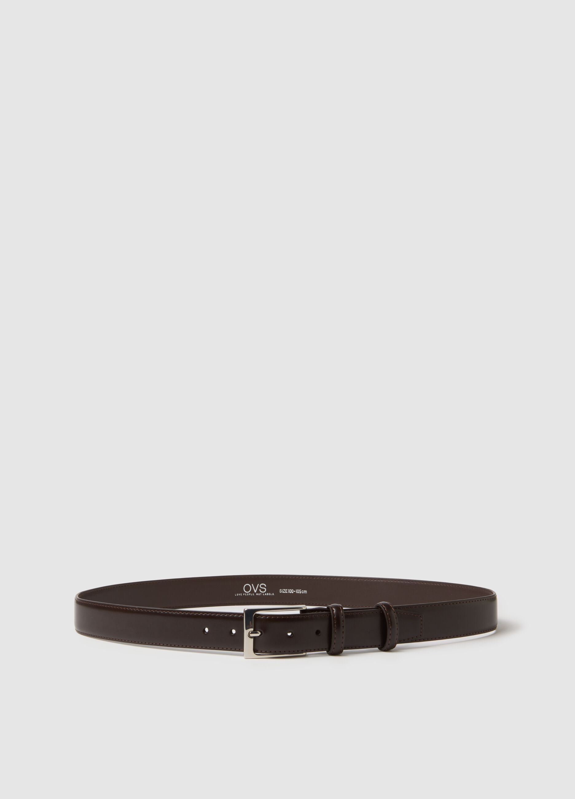 Brown casual regular fit belt