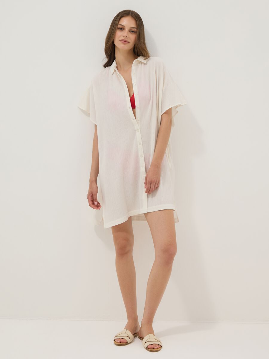 White pure cotton kaftan_1