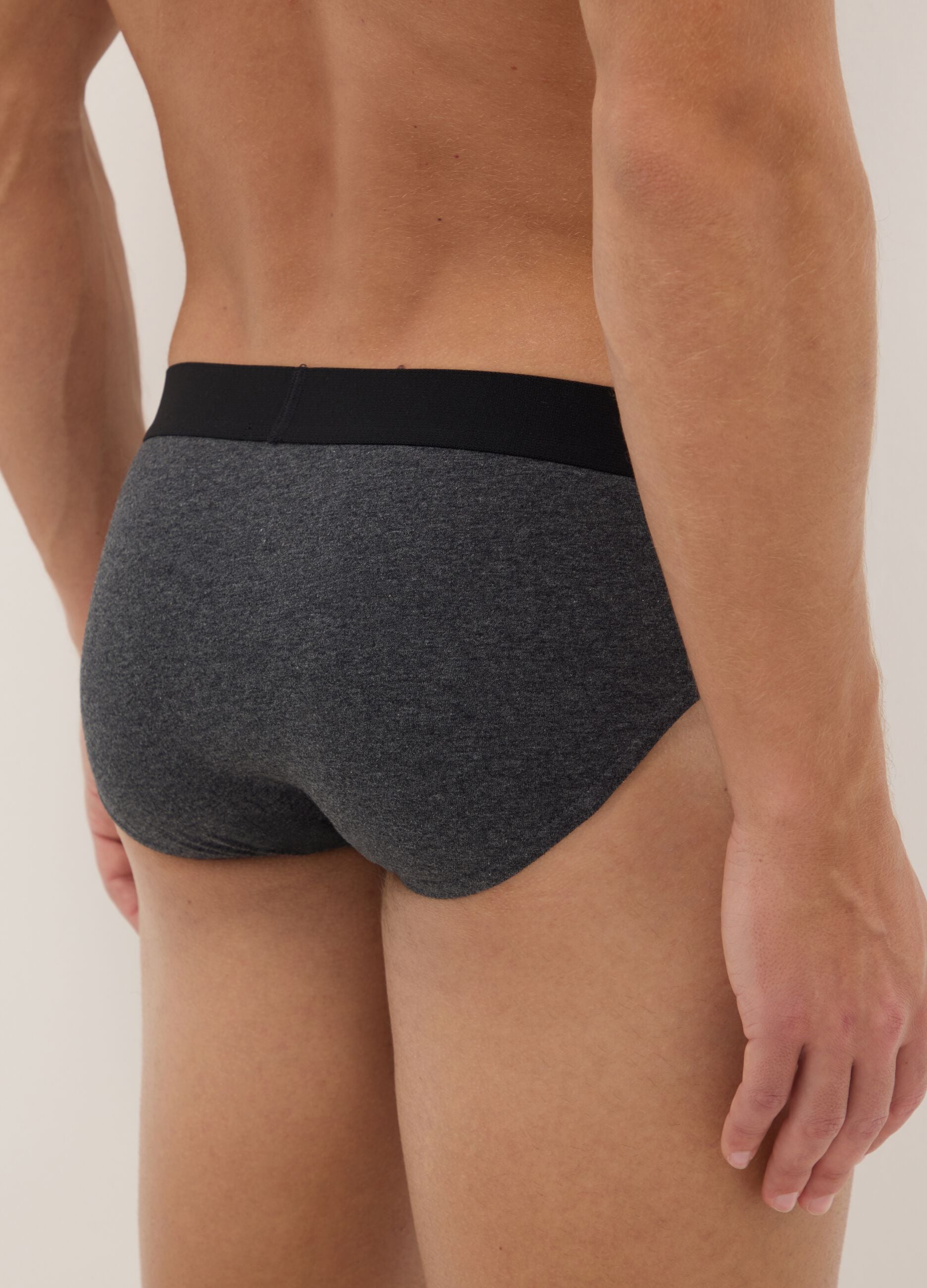 Multipack of multicolour regular fit stretch cotton briefs