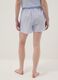 Light blue organic cotton pyjama shorts_2