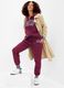Fleece joggers with logo embroidery_0