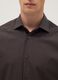 Brown pure cotton regular fit easy iron shirt_1