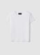 White pure linen short-sleeve T-shirt, regular fit_4
