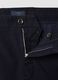 Black pure cotton carrot-fit chino trousers_5