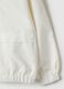 White lightweight girls' jacket regular fit with zip and hood_3