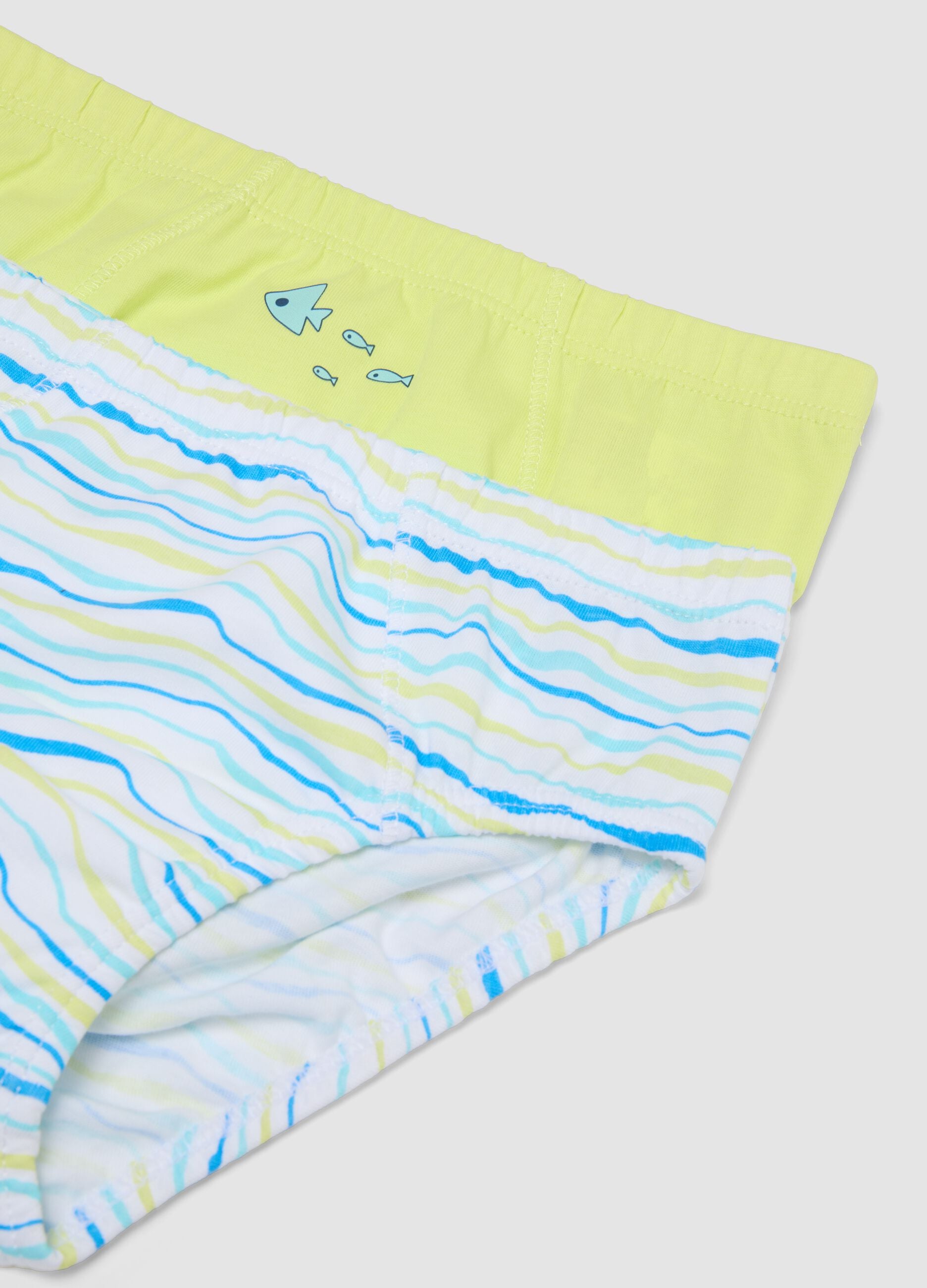 Boys&rsquo; multicolour pure cotton multipack briefs