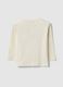 Baby boys&rsquo; white pure cotton regular-fit T-shirt with teddy bear print_1