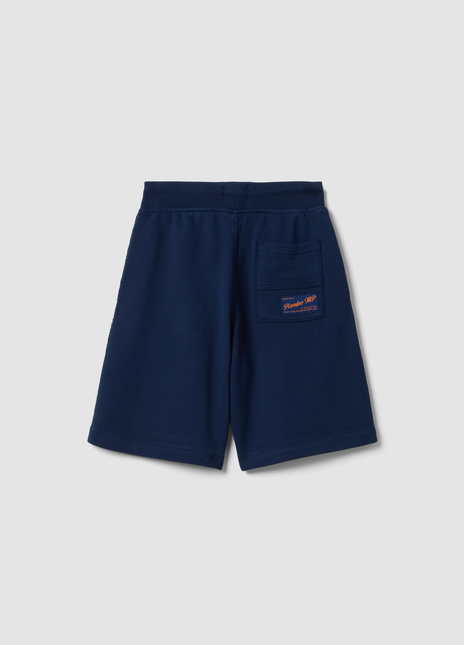 Children's pure cotton blue baggy shorts