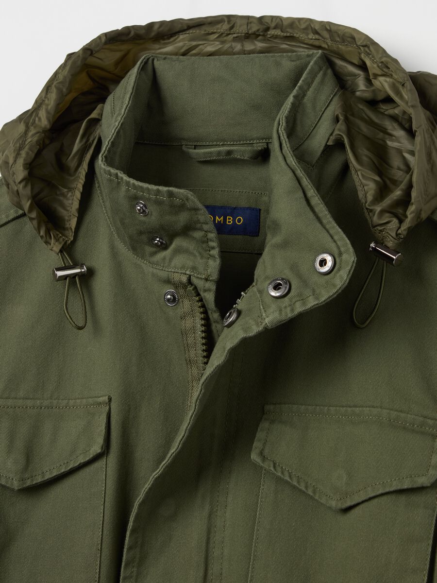 Short safari jacket with internal hood_5
