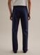 Blue Regular Fit Stretch Cotton Trousers_2