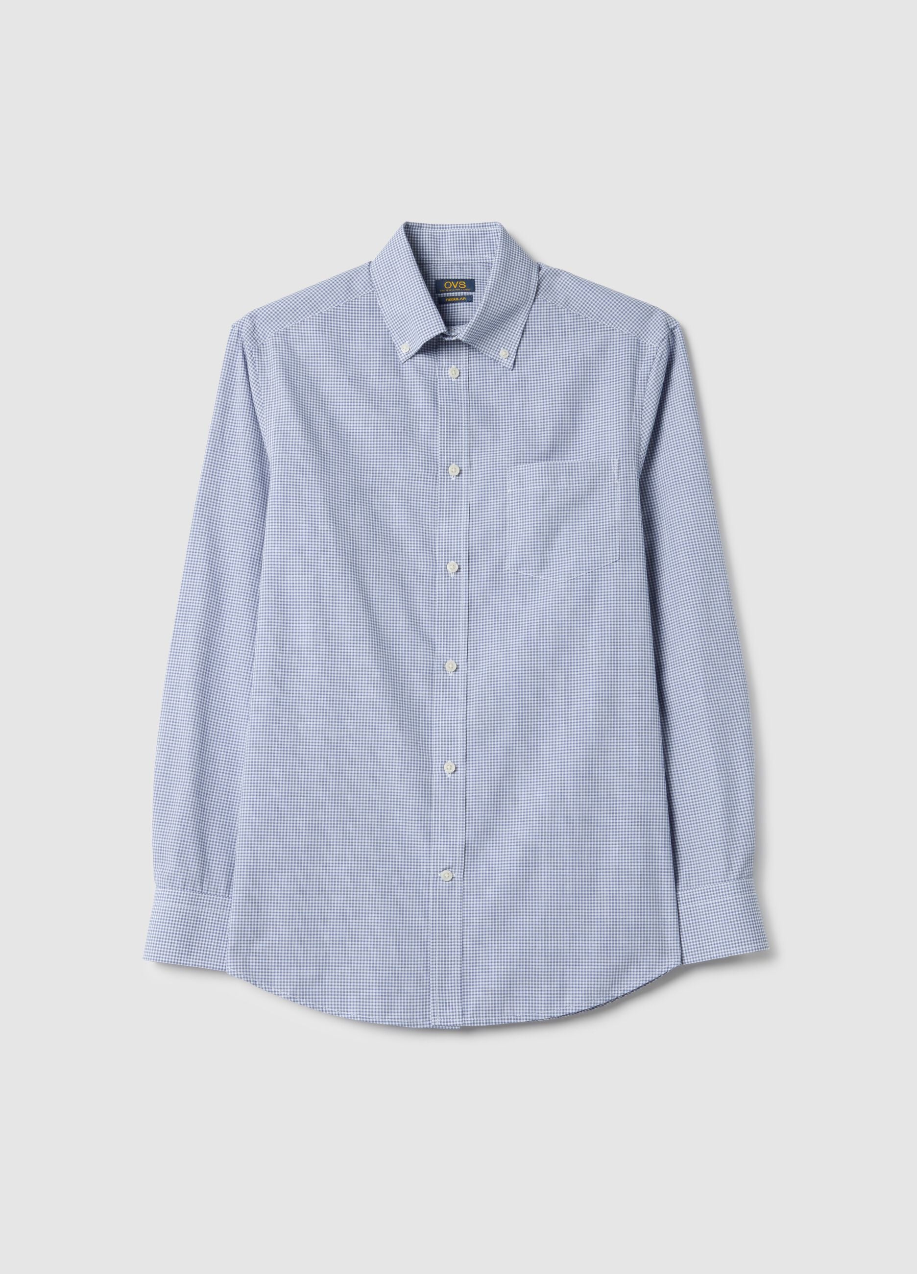 Multicolour Plaid Cotton Blend Slim Fit Easy Iron Shirt