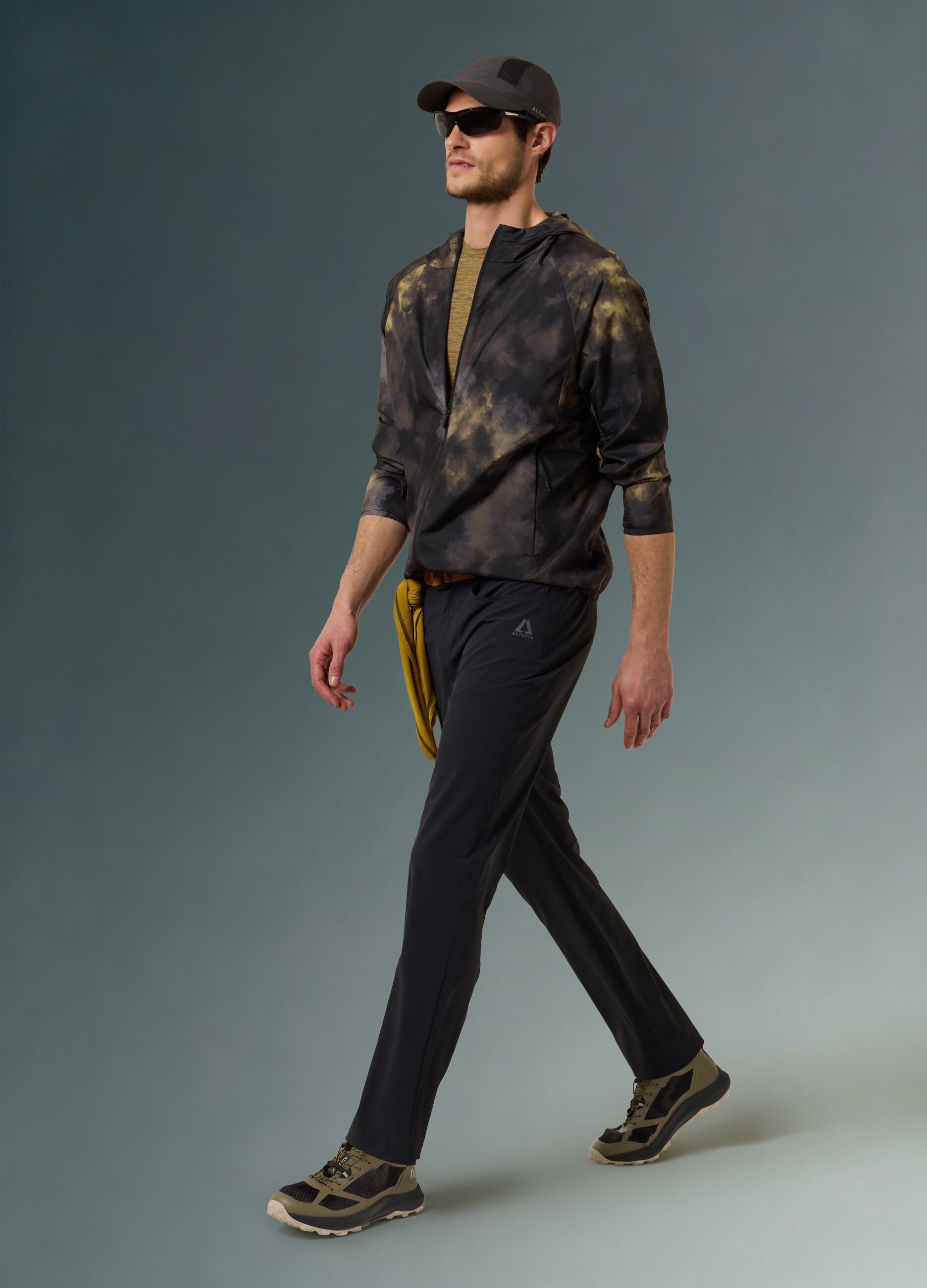 Tie Dye Effect Windbreaker Jacket ALTAVIA WITH DEBORAH COMPAGNONI
