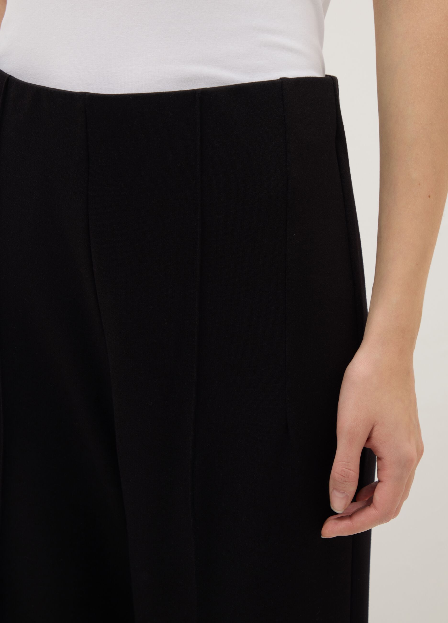 Black Flare Fit Leggings