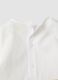 White cotton and linen blend romper with Winnie the Pooh detail for baby_3