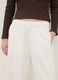 White Stretch Cotton Baggy Trousers_4
