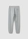 Boys' Grey Jogger Trousers in Pure Cotton Regular Fit_4