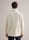 Beige cotton parka jacket, regular fit with pockets and zip_2