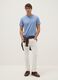 Pure cotton blue regular fit t-shirt_1