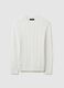 Pullover with cable-knit design_4