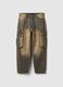 Multicolor pure cotton baggy fit jeans_4