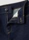 Blue stretch-cotton bootcut jeans_2