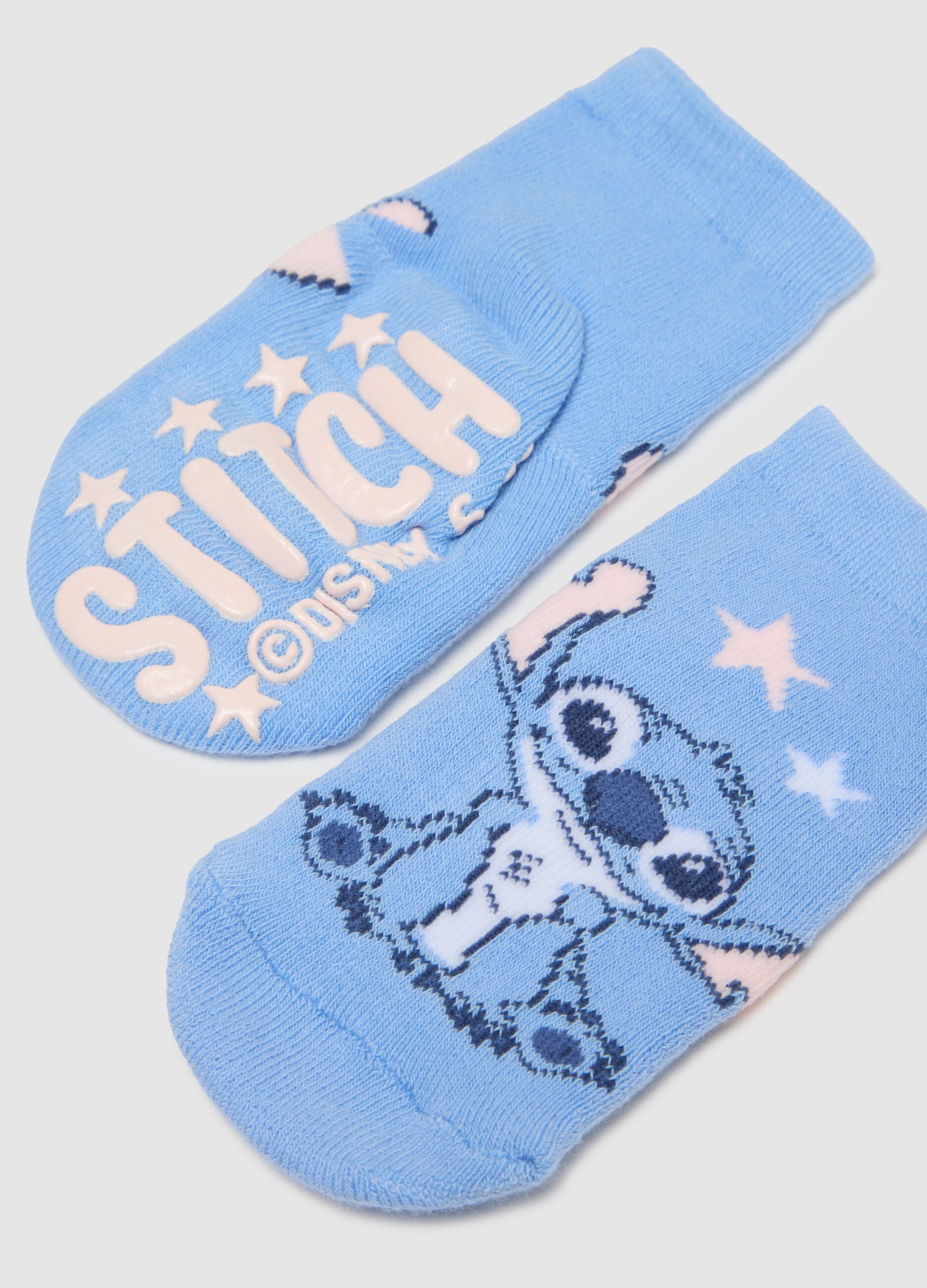 Pack of multicolour baby girl socks in cotton blend with print