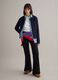 Regular fit pure cotton blue cardigan with buttons_0