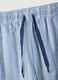 Pure cotton multicoloured striped pyjama shorts regular fit_5