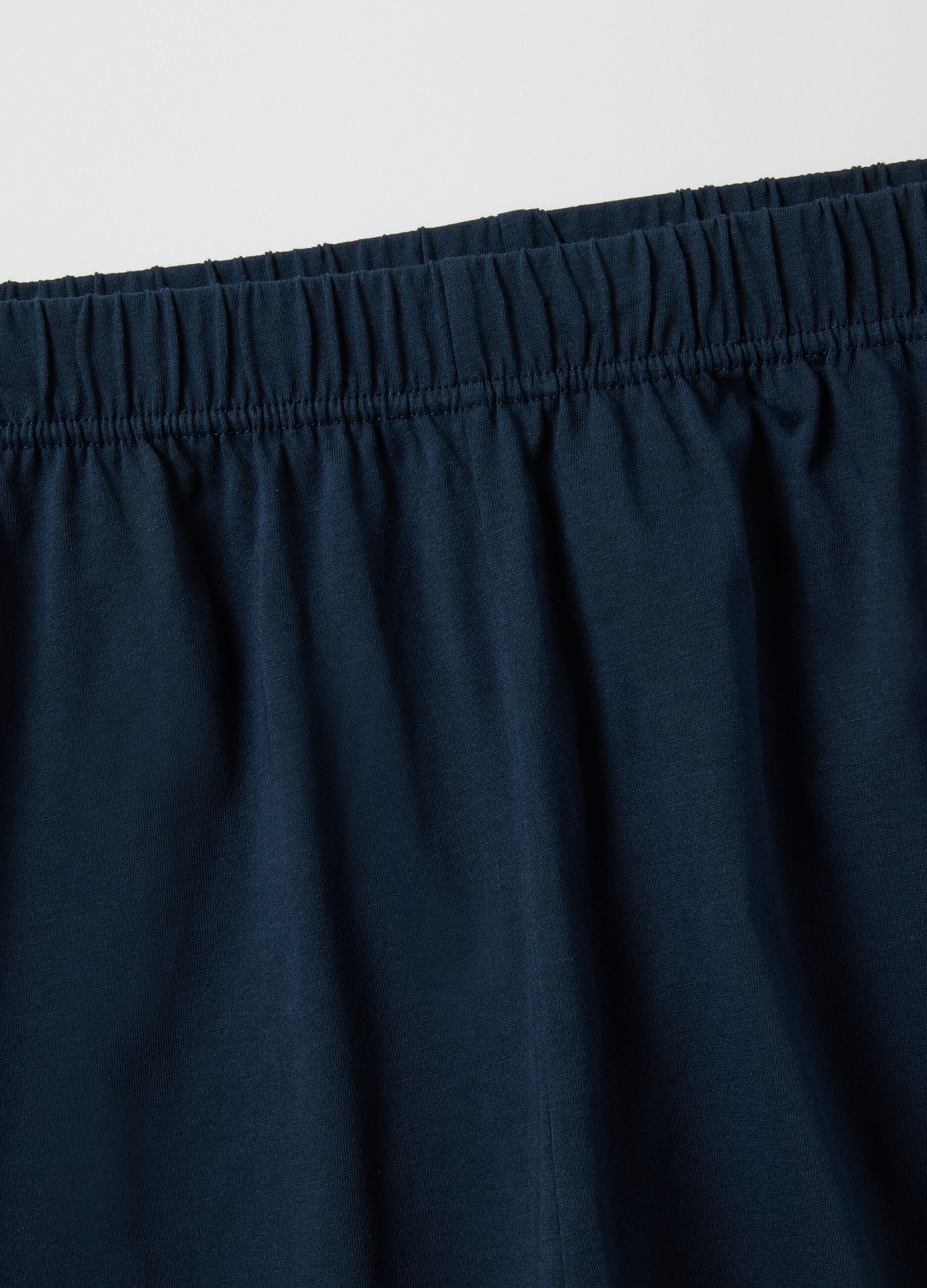 Blue pure cotton short pyjamas regular fit