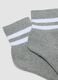 3-pack of grey athletic socks in stretch organic cotton_1