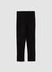 Black Stretch Viscose Maternity Slim Trousers_4