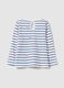 Cotton T-shirt with print and long sleeves_1