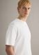 White cotton crew neck T-shirt, regular fit_0