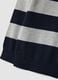 Multicoloured pure cotton striped oversized top for boys_2