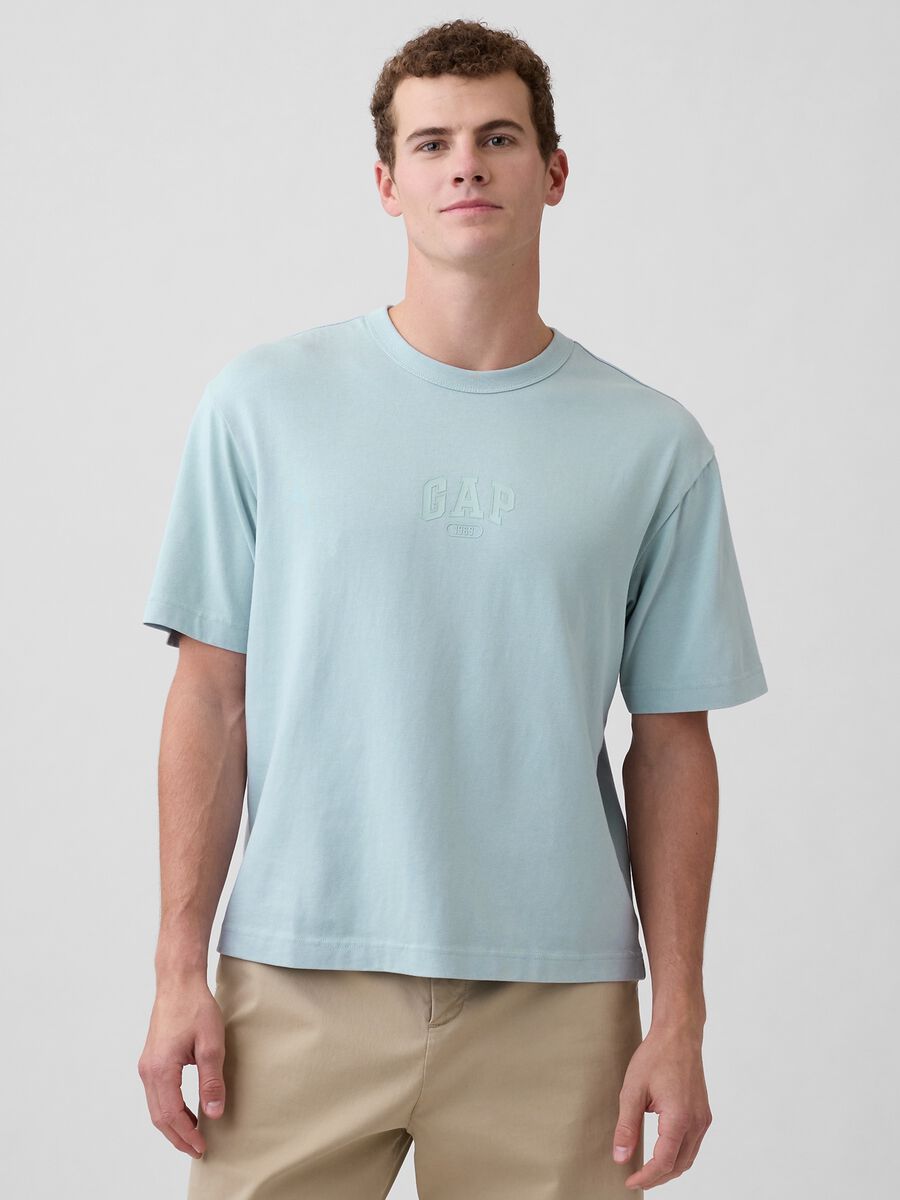Pure cotton short-sleeve T-shirt_0