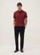 Red pure cotton polo shirt regular fit_0