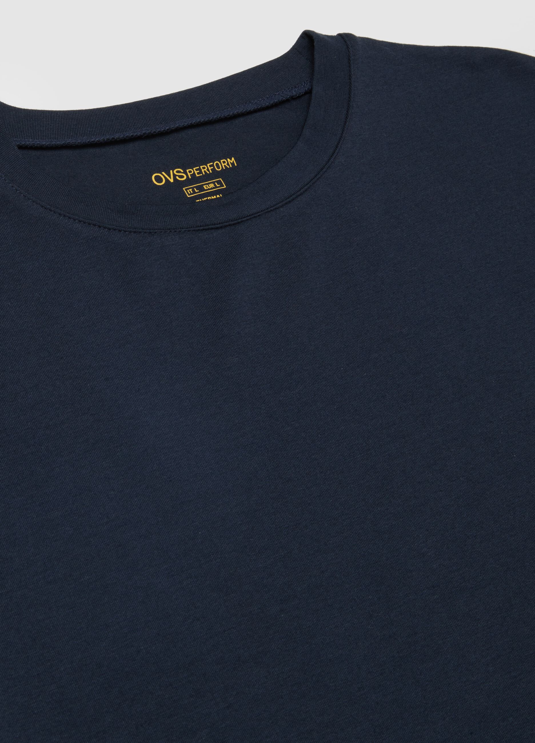 Blue Crew Neck T-shirt Regular Fit
