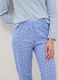 Multicoloured pyjama trousers in pure cotton regular fit_3