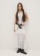 Brown string-closure vest without buttons, regular fit_1