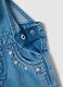 Girls&rsquo; regular fit dungaree shorts_2